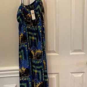 Sexy Anthropologie Paterned dress with keyholes cutout and adjustable straps